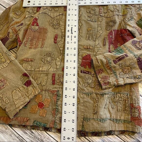 Sacred Threads Multi Color BOHO/Hippie Jacket - Picture 10 of 16